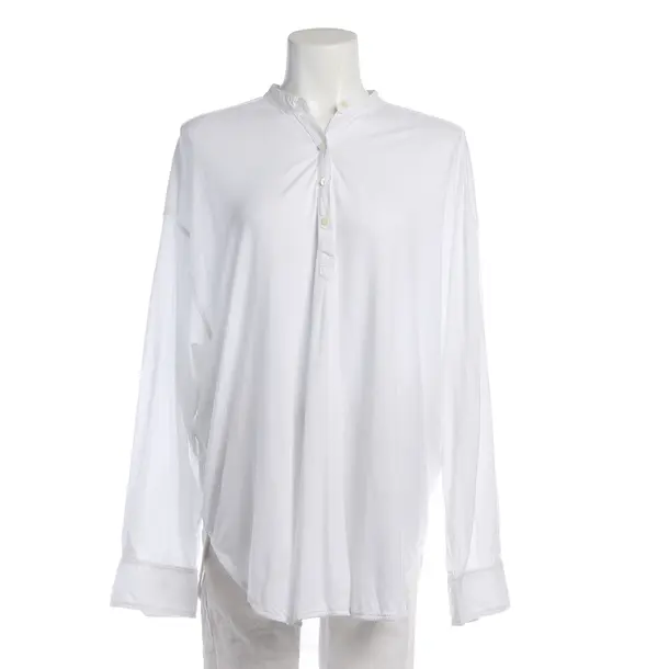 Blouse in White, Lyocell, Totême
