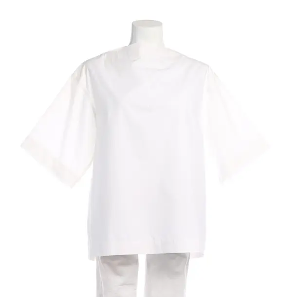 Blouse in White, Cotton, Totême