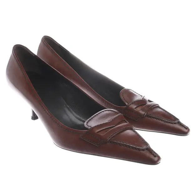 Pumps in Brown, , Prada