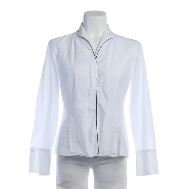 Blouse in White, Cotton, Van Laack