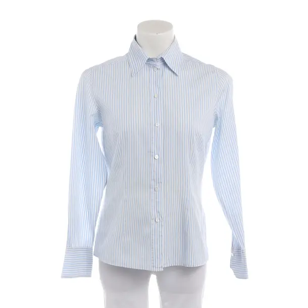 Bluse in Blau, Baumwolle, Van Laack