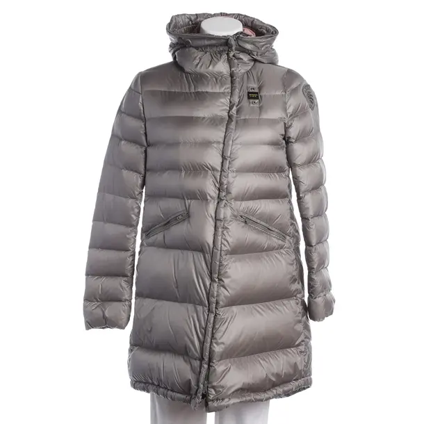 Wintermantel, in Grau, Polyamid, Blauer USA