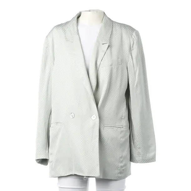 Blazer in Green, Viscose, American Vintage