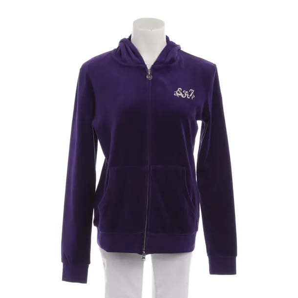 Sweatjacke in Lila, Baumwolle, Emporio Armani