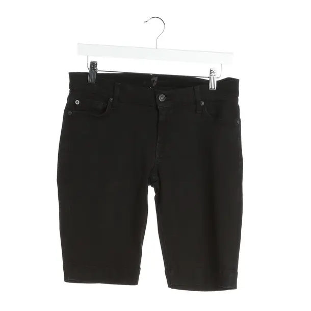 Bermuda Shorts in Black, Cotton, 7 for all mankind
