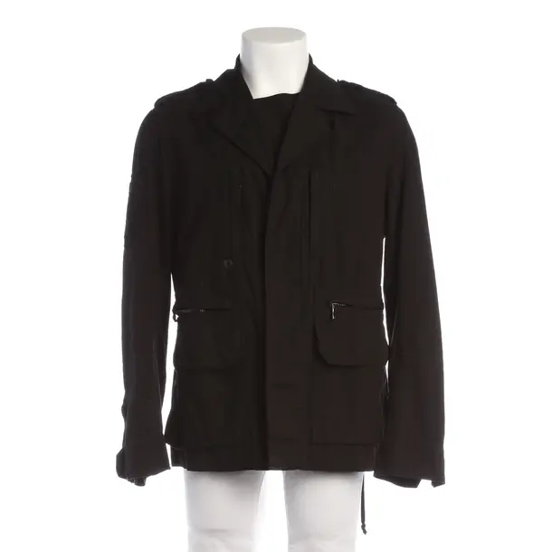 Übergangsjacke in Schwarz, Baumwolle, Balmain