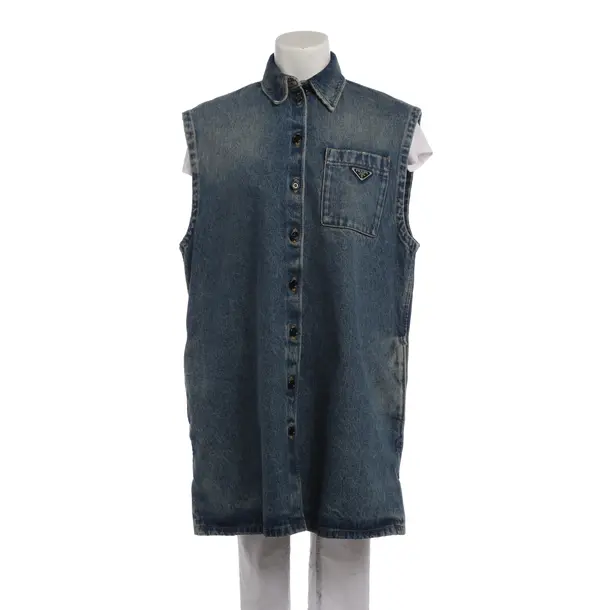 Vest in Blue, Cotton, Prada