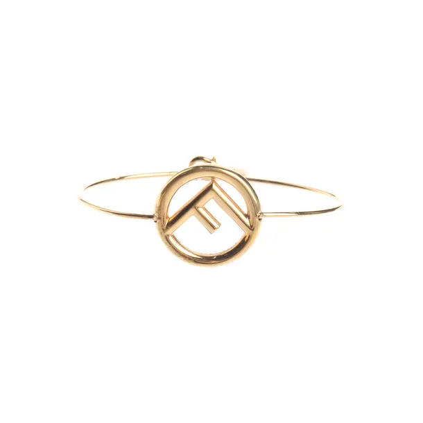 Armband in Metallic, Metall (metallisch, metallisiert), Fendi