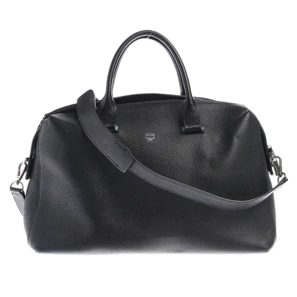 Handtasche in Schwarz, Leder, MCM