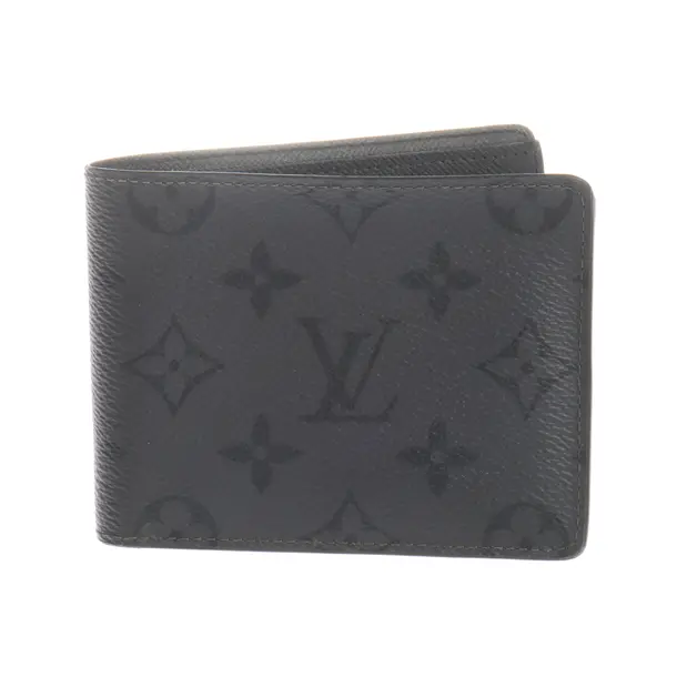 Geldbörse in Grau, Leder, Louis Vuitton