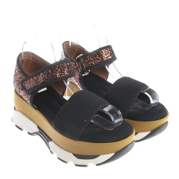 Sandals in Black, , Marni