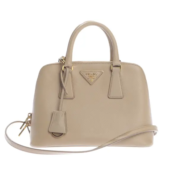 Handbag in Brown, Leather, Prada