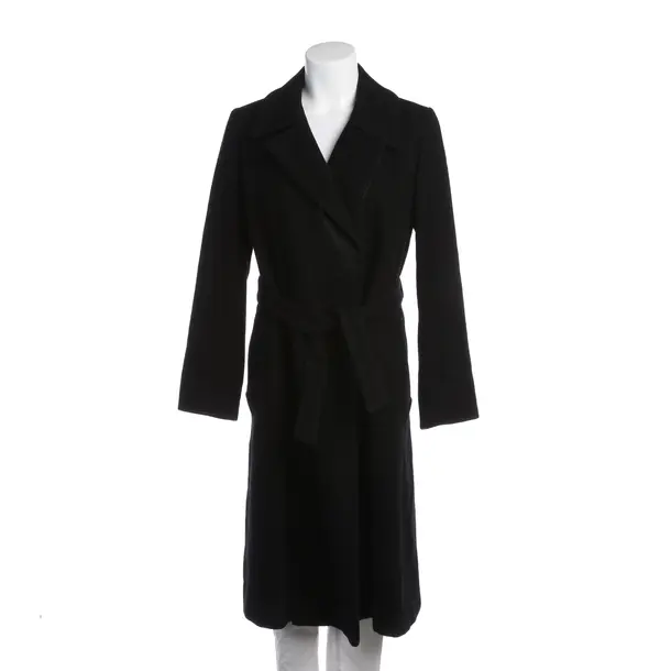 Mid-Season Coat in Black, Wool, Jil Sander