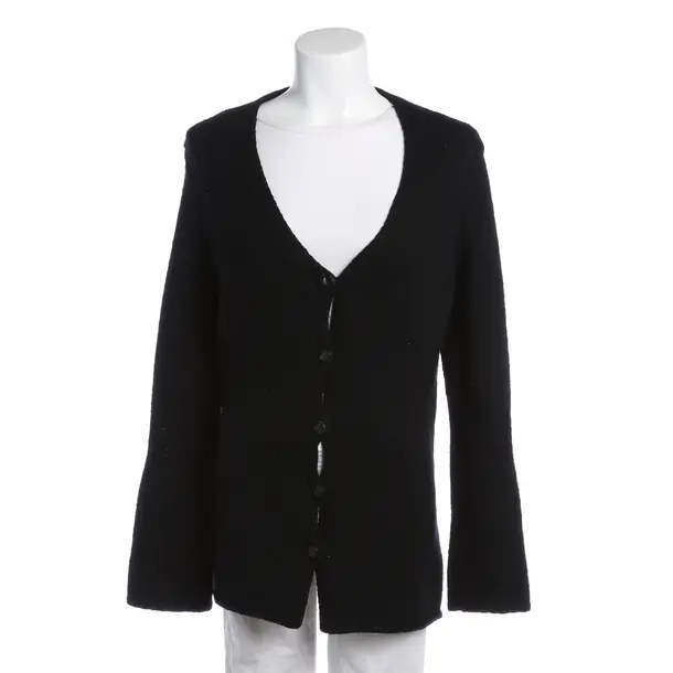 Strickjacke in Schwarz, Wolle, Jil Sander