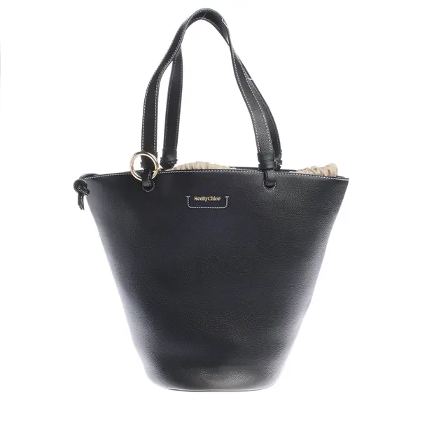 Shopper Bag in Black, Leather, Chloé