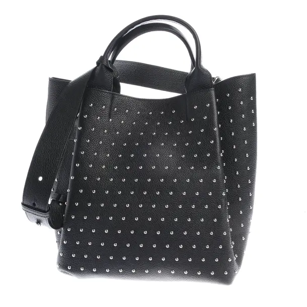Shopper Bag in Black, Leather, Abro