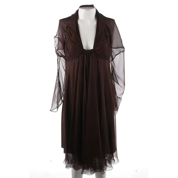Seidenkleid in Braun, Seide, Max Mara
