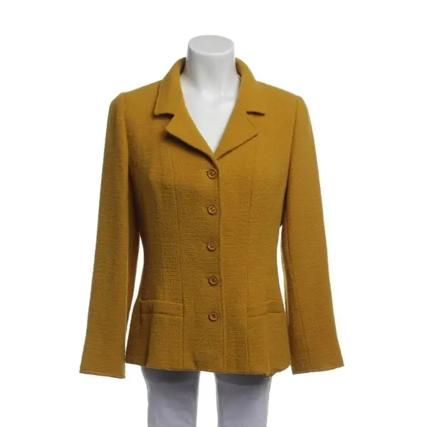 Übergangsjacke in Gelb, Wolle, Chanel