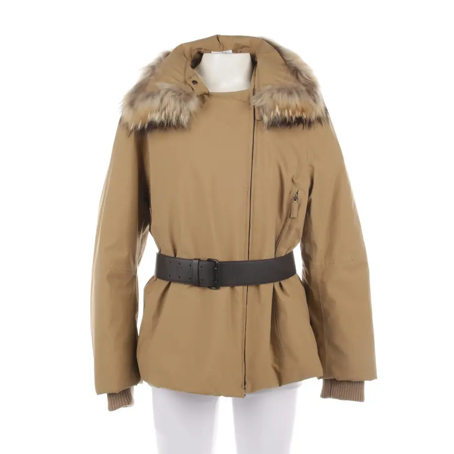 Elegantes Damen Winterjacke Camel Bildnull