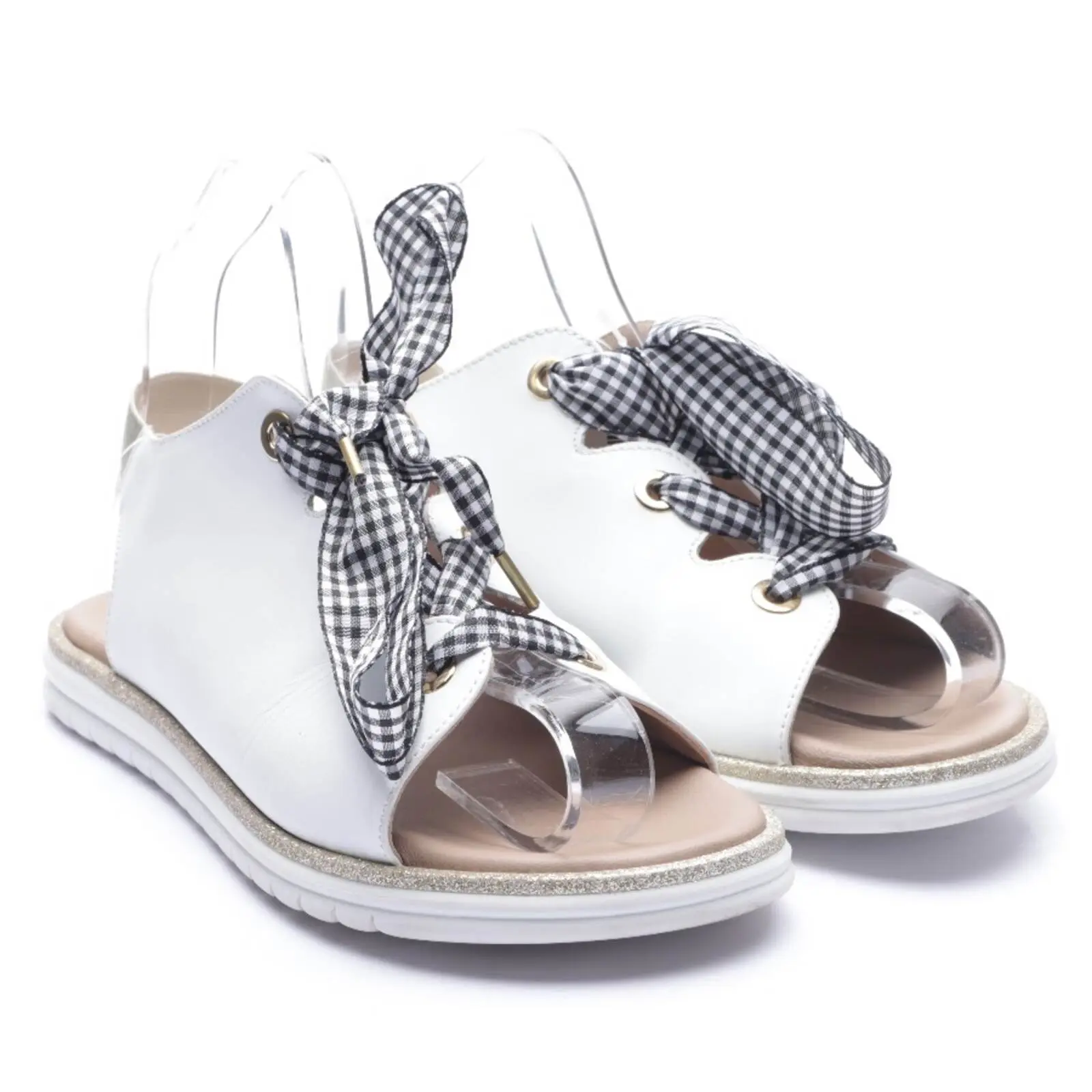 Twin Set Sandals Size EUR 37 in White