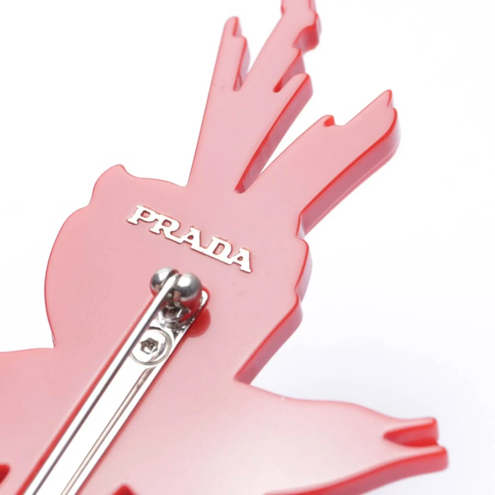 Prada Brooch in Red