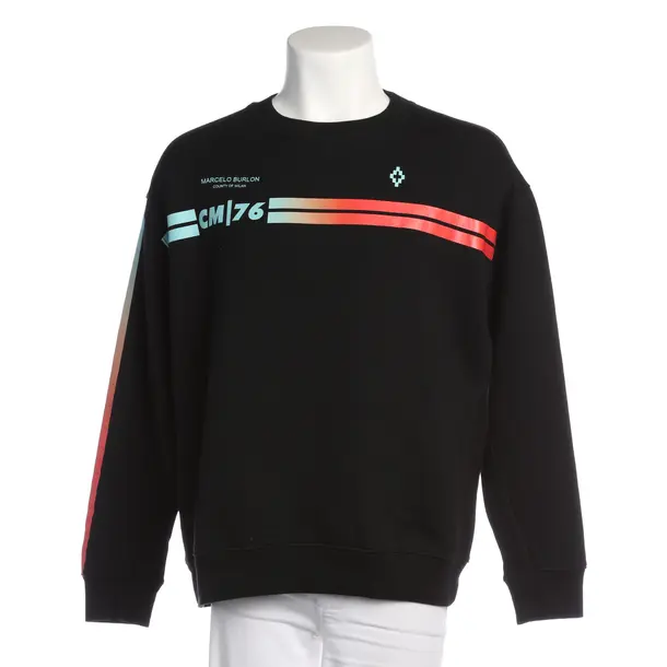 Sweatshirt in Black, Cotton, Marcelo Burlon