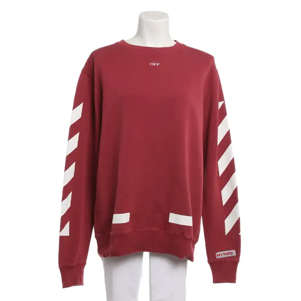 Sweatshirt, in Rot, Baumwolle, Off-White