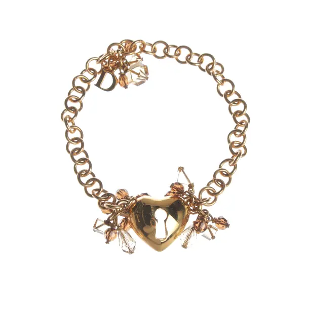 Armband, in Gold, Metall (metallisch, metallisiert), Dior