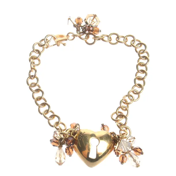 Armband in Metallic, Metall (metallisch, metallisiert), Dior