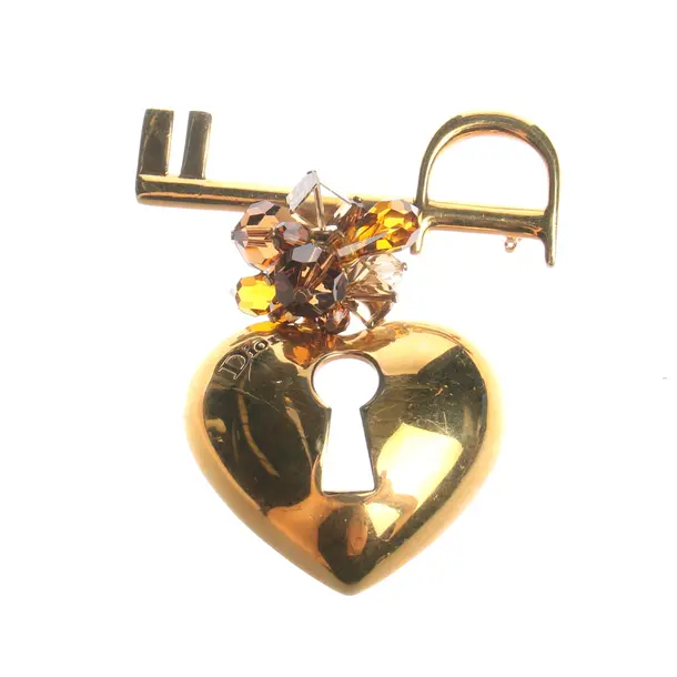 Brooch in Metallic, Metal (metallic, metallized), Dior