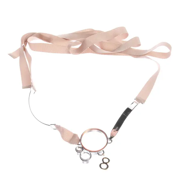 Halskette, in Silber, Metall (metallisch, metallisiert), Dior