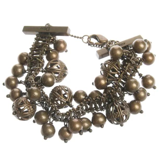 Bracelet in Metallic, Metal (metallic, metallized), Dior