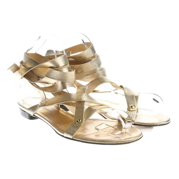 Sandals in Metallic, , Dolce & Gabbana