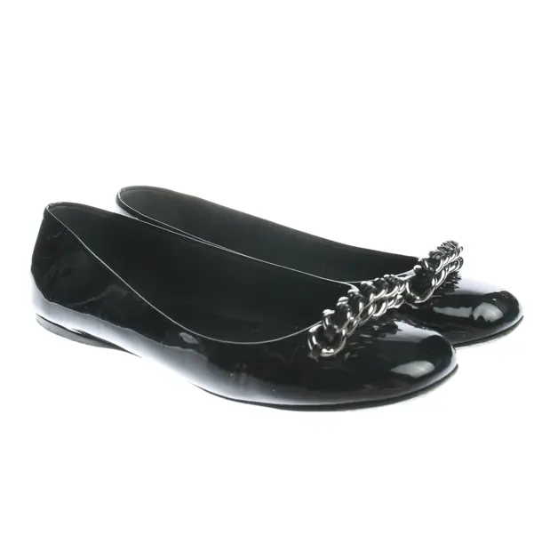 Ballet Flats in Black, , Prada