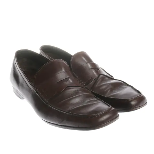 Loafers in Braun, , Prada