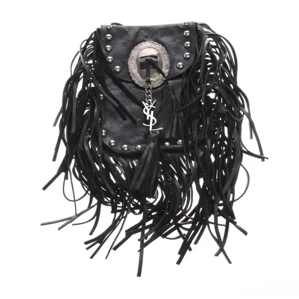 Shoulder Bag, in Black, Leather, Saint Laurent