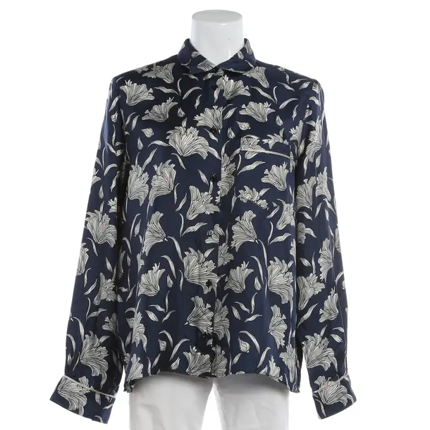 Blouse, in Navy, Silk, Max Mara