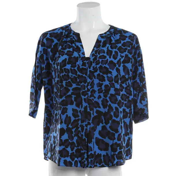 Blouse, in Navy, Silk, Steffen Schraut