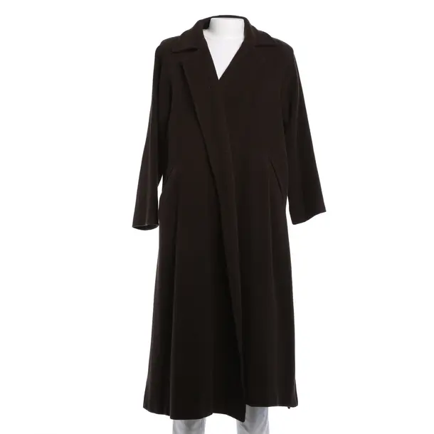 Cappotto mezza stagione, in Marrone scuro, Lana, Max Mara