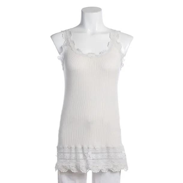 Top, in Cream, Silk, Rosemunde