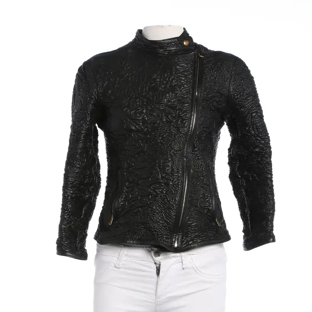 Lederjacke, in Schwarz, Leder, Gucci