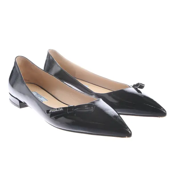 Ballerine, in Nero, Prada