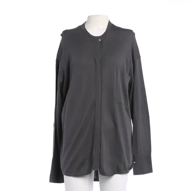 Cardigan in Gray, Cotton, Sminfinity