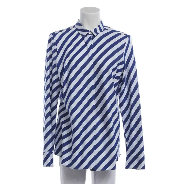 Bluse, in Blau, Baumwolle, Van Laack