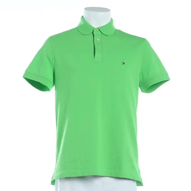 Polo Shirt, in Neon Green, Cotton, Tommy Hilfiger