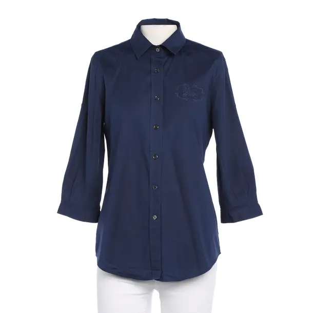 Bluse in Blau, Baumwolle, Burberry London