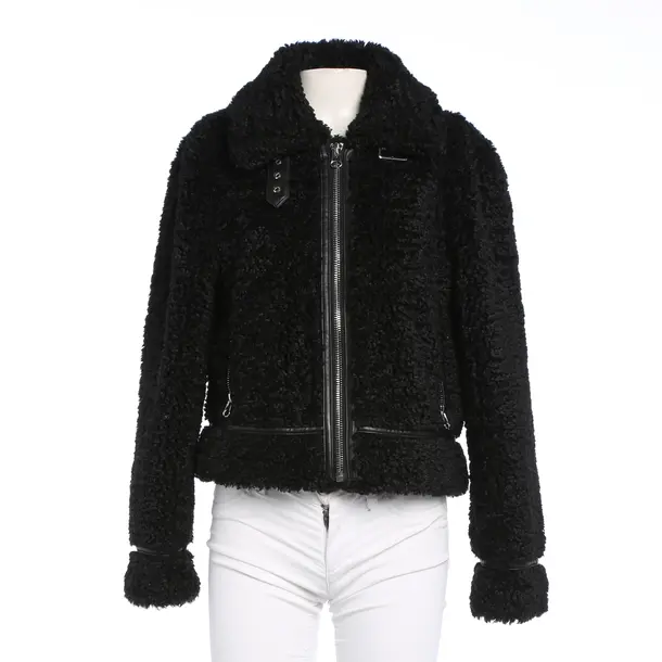 Winter Jacket in Black, Polyester, Stand Studio