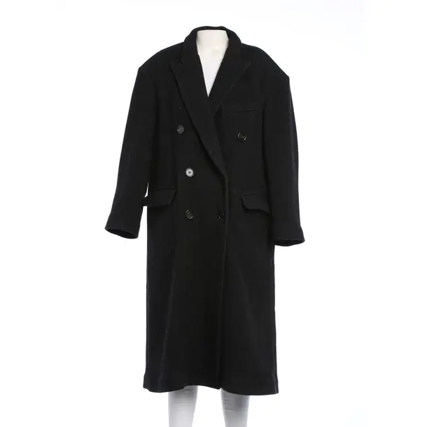 Wintermantel in Schwarz, Wolle, Isabel Marant Étoile