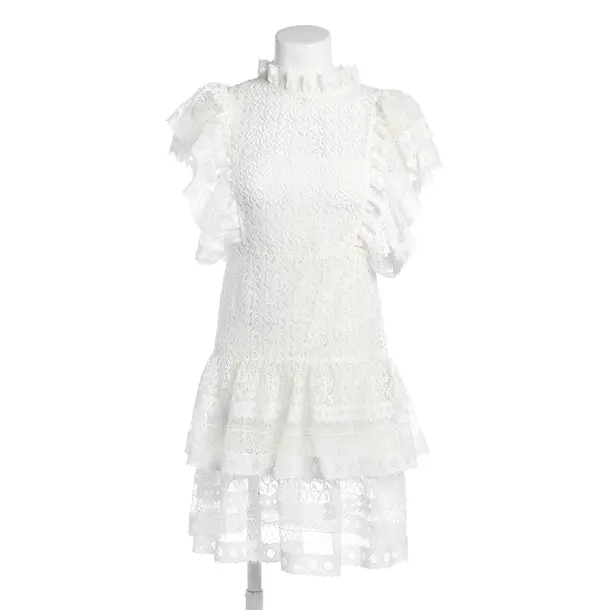 Cocktail Dress in White, Polyester, Anine Bing