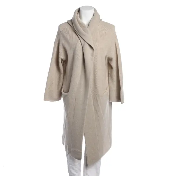 Cardigan, in Beige, Cashmere, Lisa Yang
